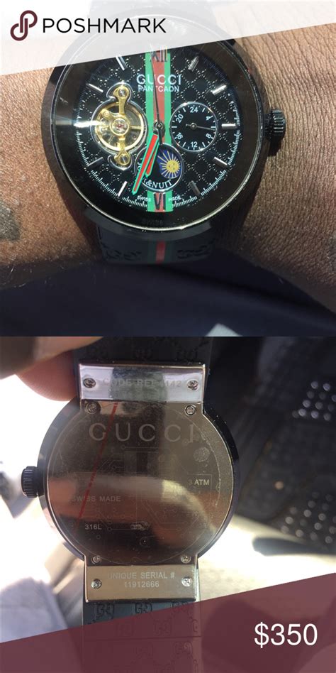 gucci watch no crest|authentic Gucci watch serial number.